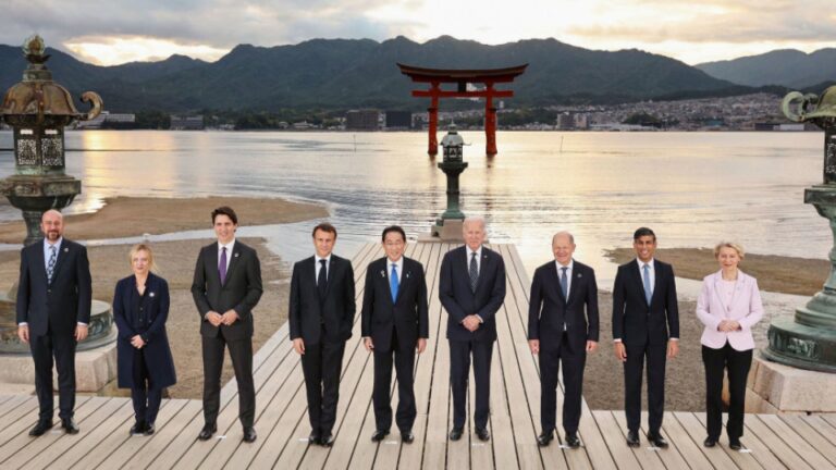 Le G-7 renouvelle son engagement à défendre l&rsquo;ordre international, mais les défis de la Chine se profilent