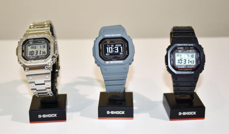 Le premier modèle de montre-bracelet G-Shock de Casio obtient la marque 3D