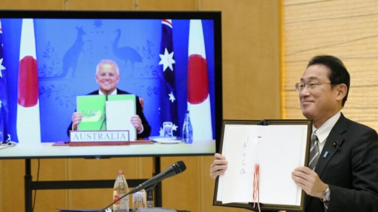 Le pacte de coopération en matière de défense entre le Japon et l&rsquo;Australie entrera en vigueur le 13 août