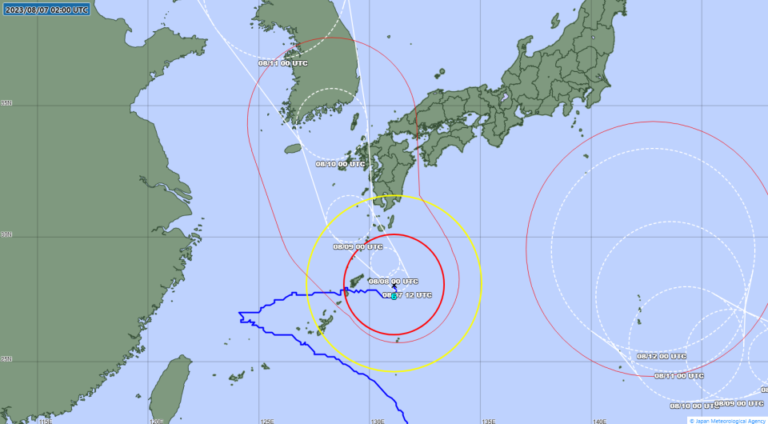 Le typhon Khanun approchera cette semaine de l&rsquo;île principale du sud-ouest du Japon