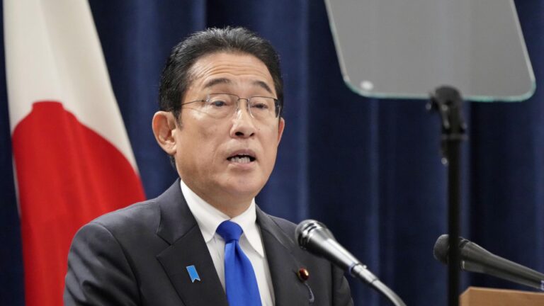 Le Japon continuera d&rsquo;exhorter la Chine à lever l&rsquo;interdiction d&rsquo;importer des produits alimentaires (Premier ministre Kishida)