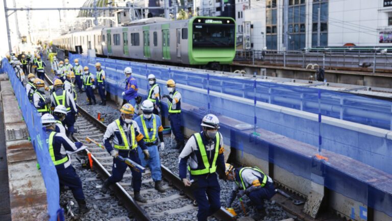 Ligne Yamanote partiellement suspendue le week-end en raison de travaux de construction