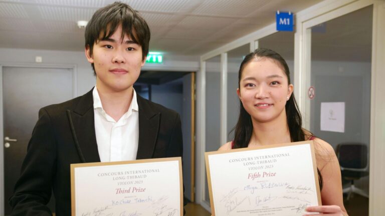 Un violoniste japonais arrive 3ème au concours international des jeunes talents