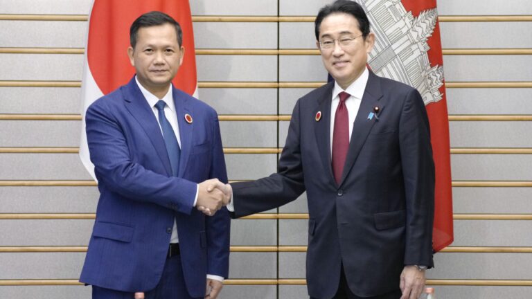 Les dirigeants japonais et cambodgiens s&rsquo;engagent à renforcer leur coopération en matière de sécurité
