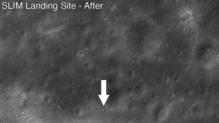 La NASA dévoile des images de la sonde lunaire japonaise SLIM après son atterrissage réussi