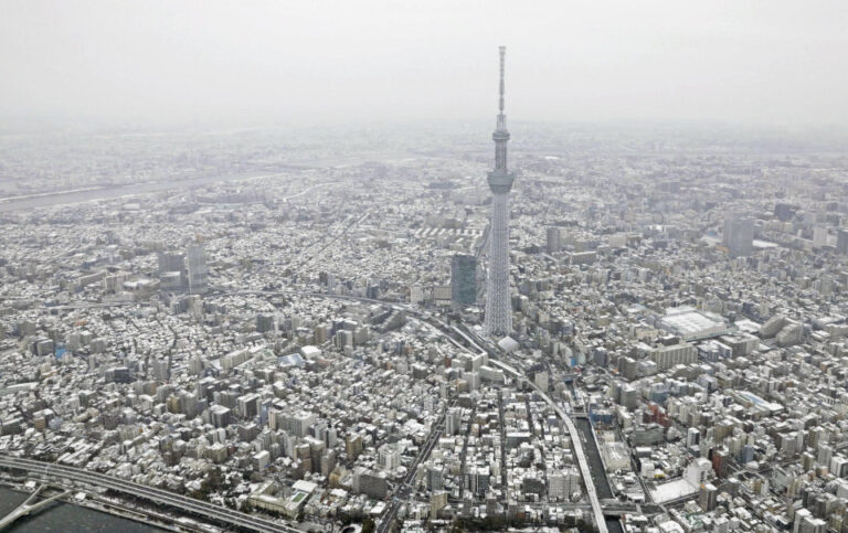 De fortes chutes de neige font plus de 130 blessés à Tokyo