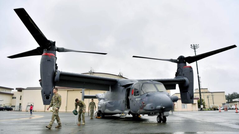 Les États-Unis reprennent les vols Osprey quelques mois après le crash meurtrier au large du Japon