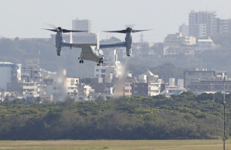 Les forces américaines reprennent les vols Osprey au Japon en raison de problèmes de sécurité locaux