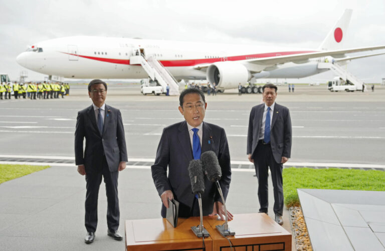 Le Premier ministre japonais Kishida part en voyage en France et en Amérique du Sud