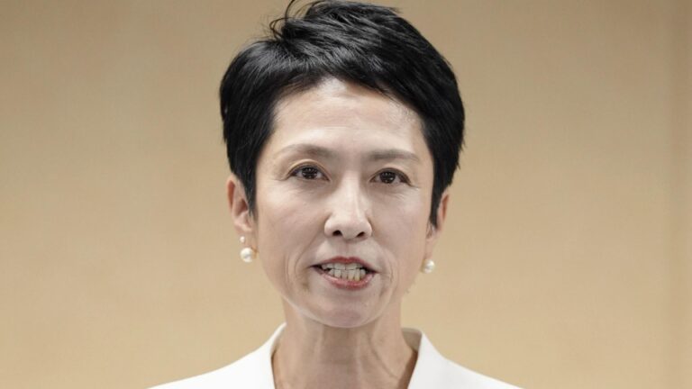 Renho, député d'opposition de premier plan, candidat au poste de gouverneur de Tokyo