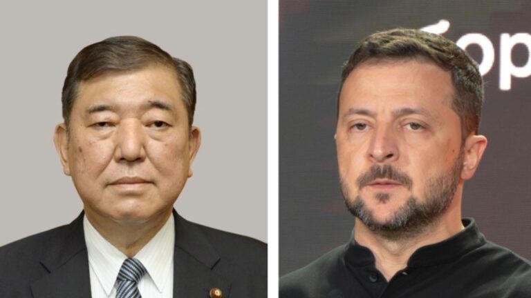 Ishiba dit à Zelensky que le Japon sera aux côtés de l'Ukraine pour parvenir à la paix