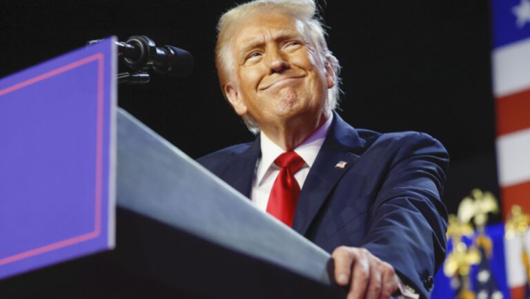 La victoire de Trump à la présidentielle américaine selon Kyodo News en 2024