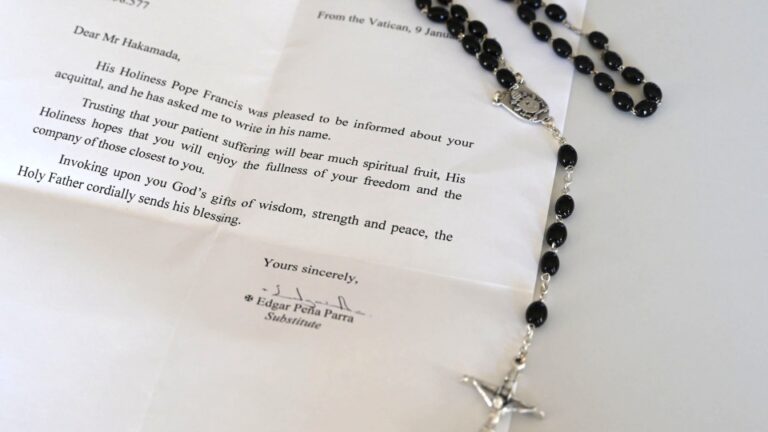 Le Vatican envoie une lettre à l'homme japonais acquitté des meurtres de 1966