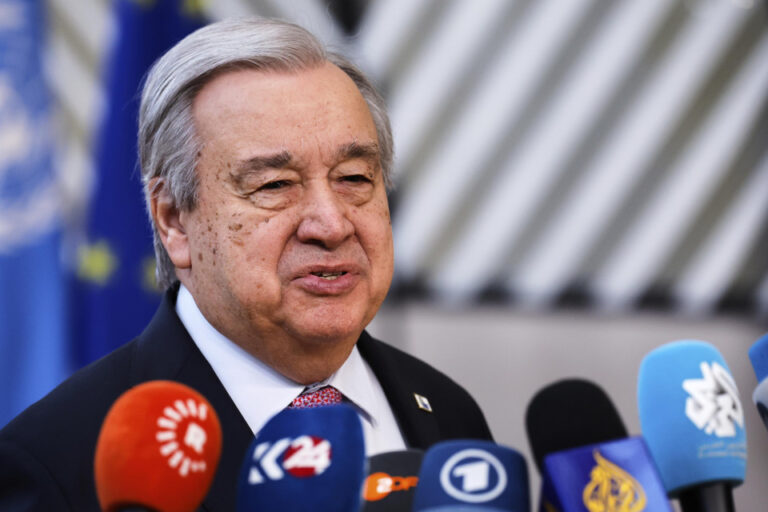 Le chef de l'ONU Guterres peut visiter le Japon en août pour Africa Confab, Expo
