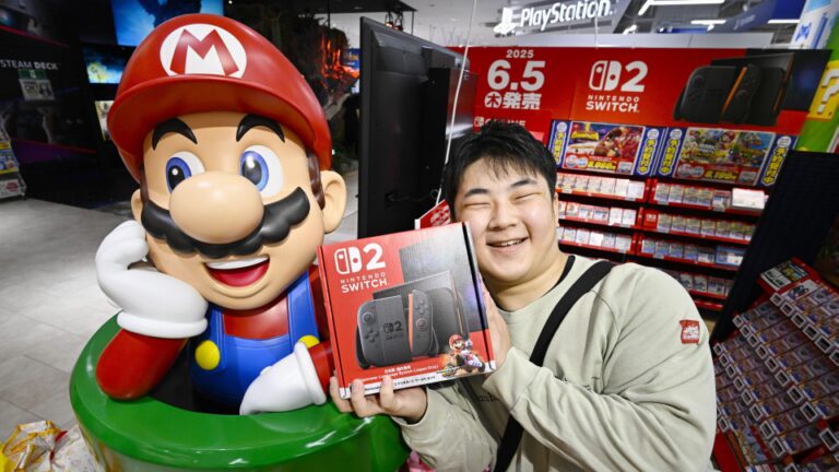 Nintendo libère la console Switch 2 à une forte demande