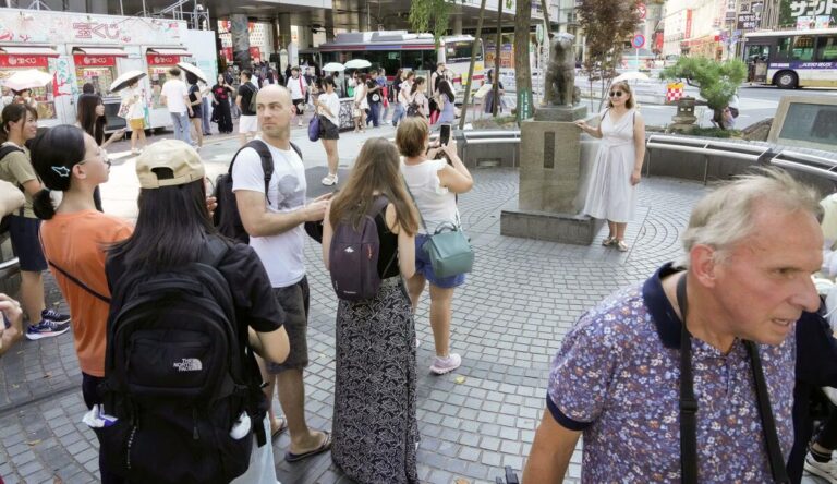 Les visiteurs étrangers au Japon ont atteint 3,4 millions en juillet, nouveau record du mois