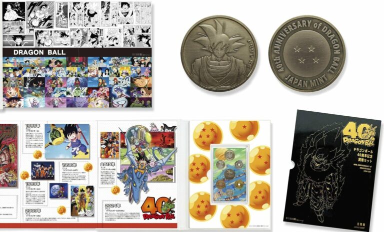 Coin Sets célébrant le 40e anniversaire de « Dragon Ball » pour être mis en vente