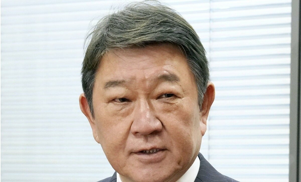 L'ancien ministre des Affaires étrangères du Japon, Motegi