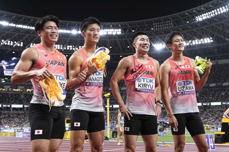 Le Japon atteint la finale 4×100 masculine devant la foule à domicile rugissante
