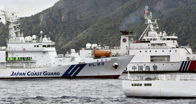 Les incursions de Senkaku presque constantes de la Chine créant un malaise au Japon