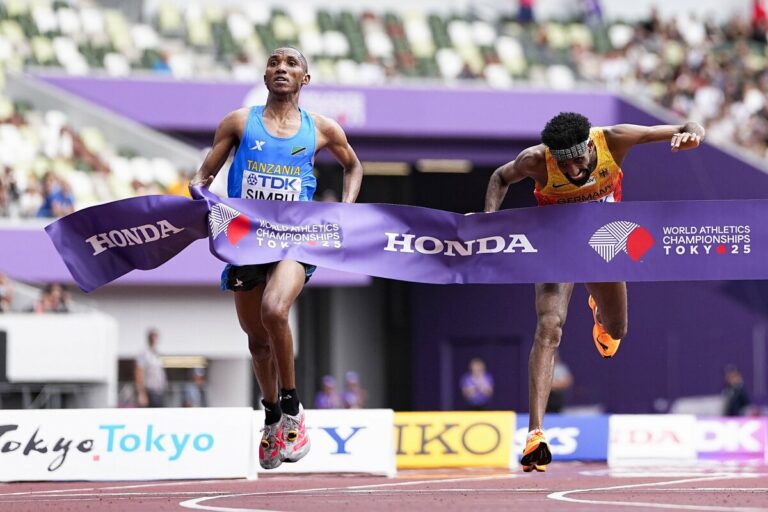 SIMBU remporte le 1er marathon d'or de Tanzanie en photo finition à Tokyo