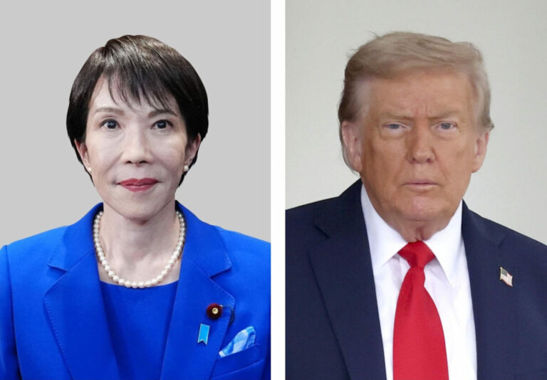 La visite de Trump au Japon constitue un premier test diplomatique pour le protégé d'Abe, Takaichi