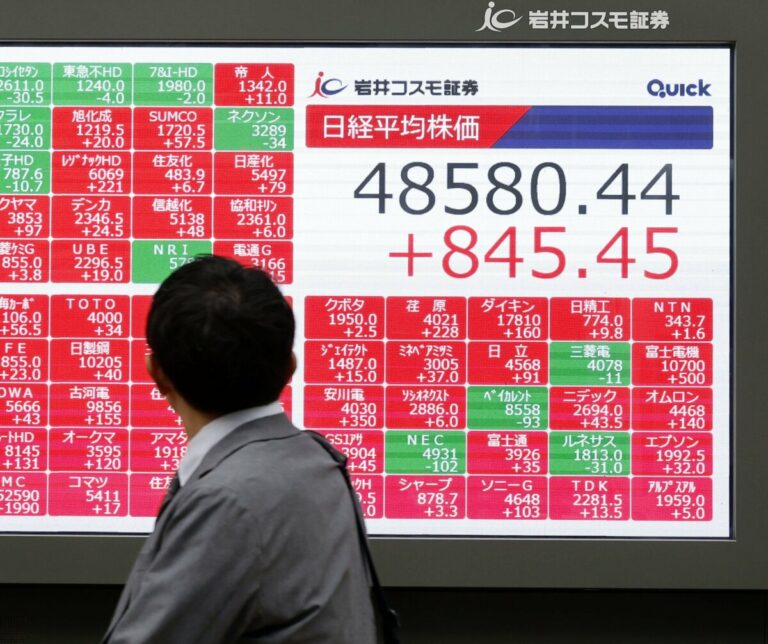 Les actions de Tokyo terminent à des niveaux record dans l’espoir d’une forte demande d’IA