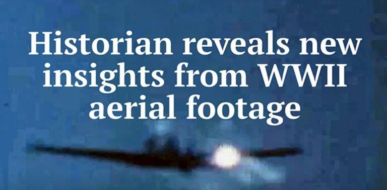 Un historien révèle de nouvelles informations à partir d'images aériennes de la Seconde Guerre mondiale