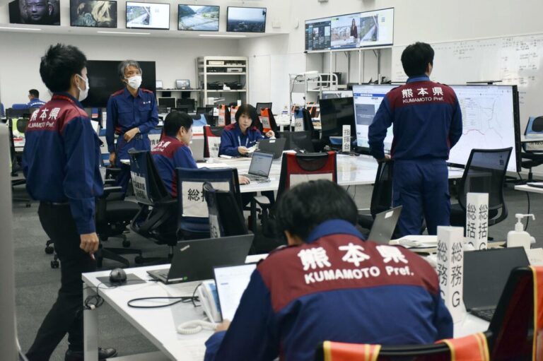 Aucune nouvelle victime, dégâts aux maisons confirmés dans la préf. de Kumamoto. après le séisme M5.8