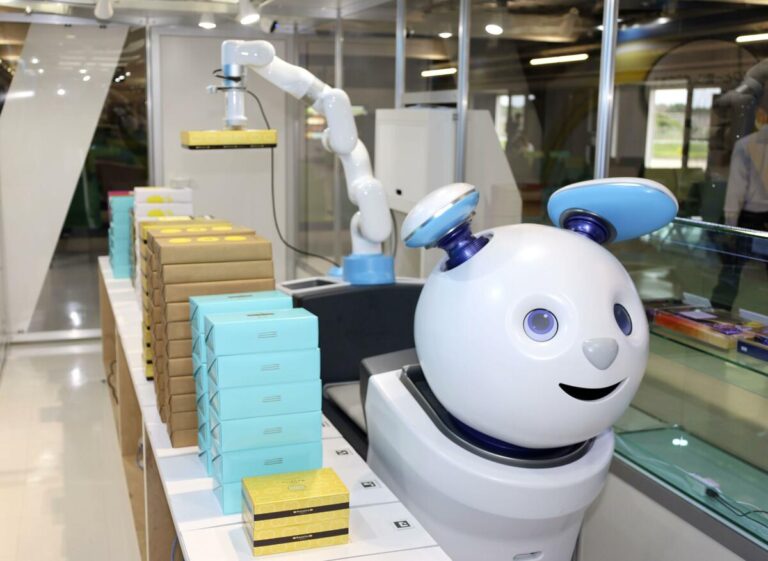 L'aéroport de Narita ouvre une boutique de souvenirs sans pilote avec un robot ressemblant à un chat