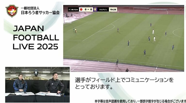 Un groupe japonais de football pour sourds lance un financement participatif pour les diffusions en direct des Deaflympic