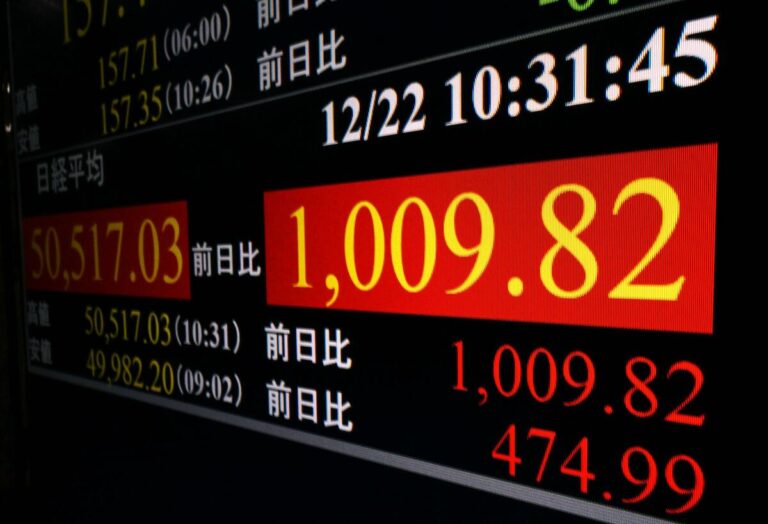 L'indice boursier Nikkei augmente de plus de 2 % grâce aux actions technologiques solides