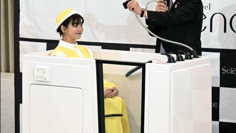 Une machine à laver humaine présentée à l'exposition d'Osaka sera mise en vente en 2026