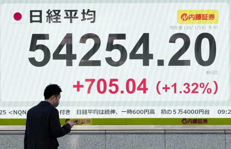 L'indice Nikkei atteint un sommet au-dessus de 54 000 pour la première fois suite aux discussions électorales