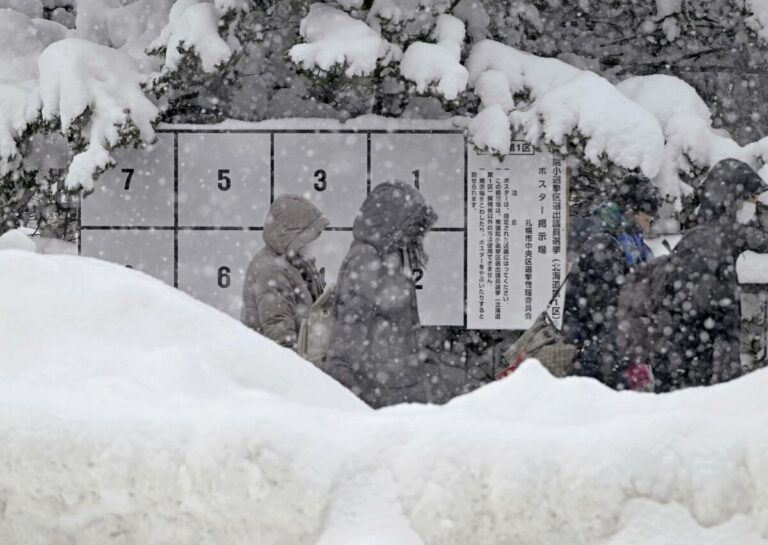 La neige devrait s'accumuler dans le centre de Tokyo