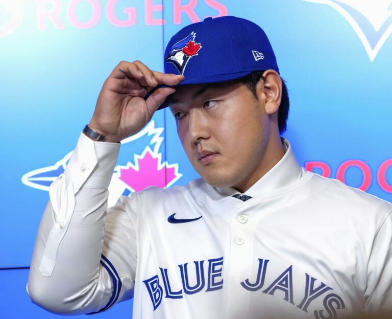 Okamoto est ravi de concourir pour le championnat avec les Blue Jays