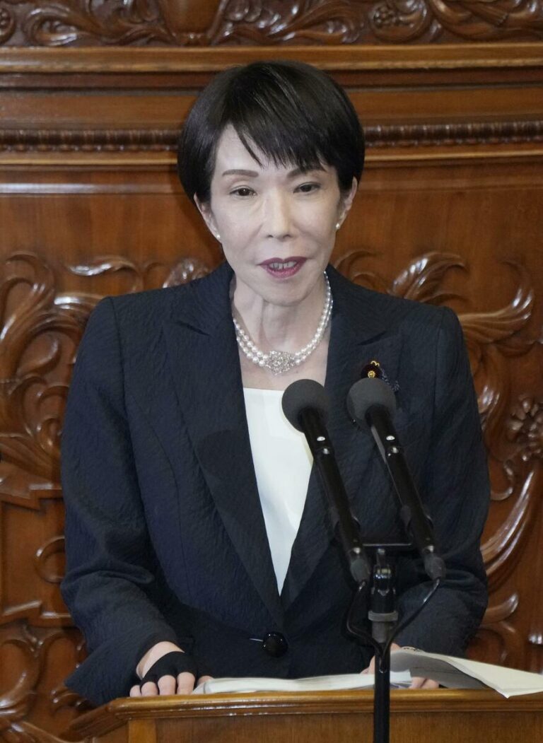 Le Premier ministre Takaichi s'engage à changer de politique pour rendre le Japon fort et prospère