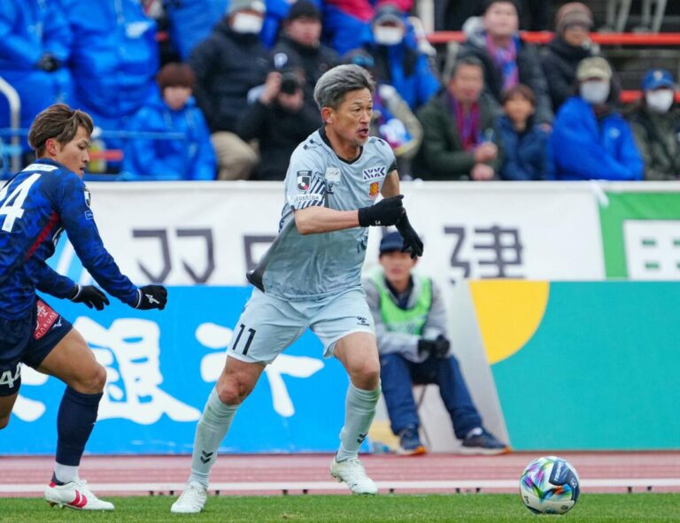 Le vétéran Miura réécrit le record de la J-League avec le nouveau club J3 Fukushima