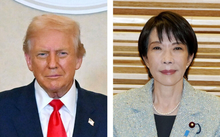 Trump félicite le Japonais Takaichi pour sa « victoire écrasante » aux élections