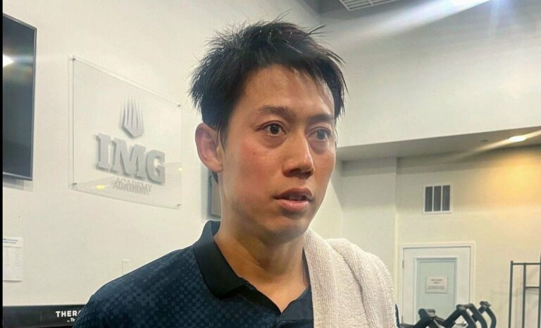 Nishikori continue de se battre physiquement après avoir refusé sa retraite