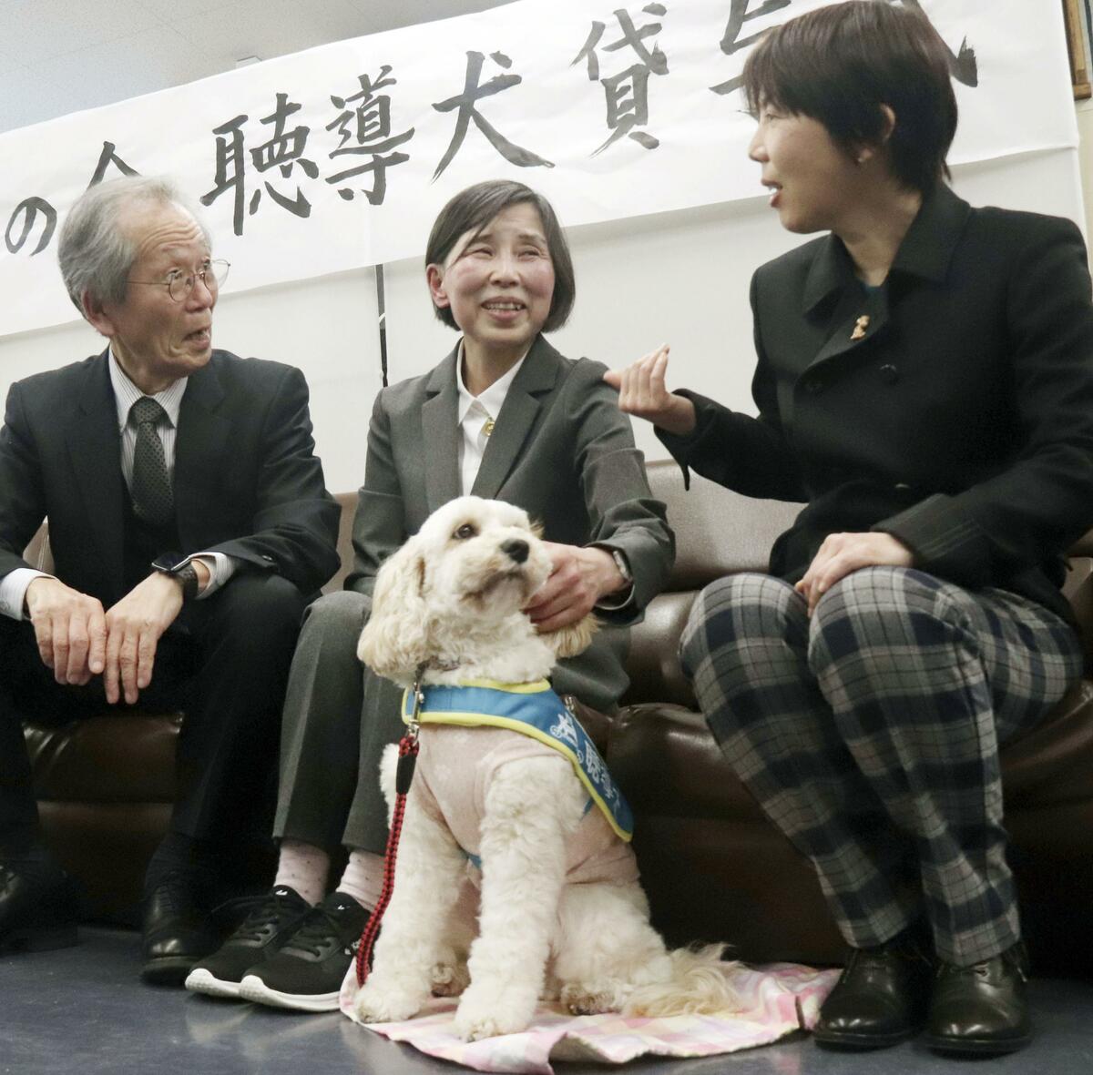 Au Japon, une tape d'un chien apporte la tranquillité d'esprit aux malentendants