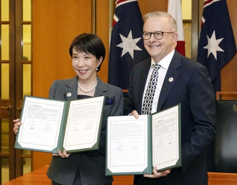 Le Japon et l'Australie affirment une coopération plus étroite dans la sécurisation des minéraux et de l'énergie