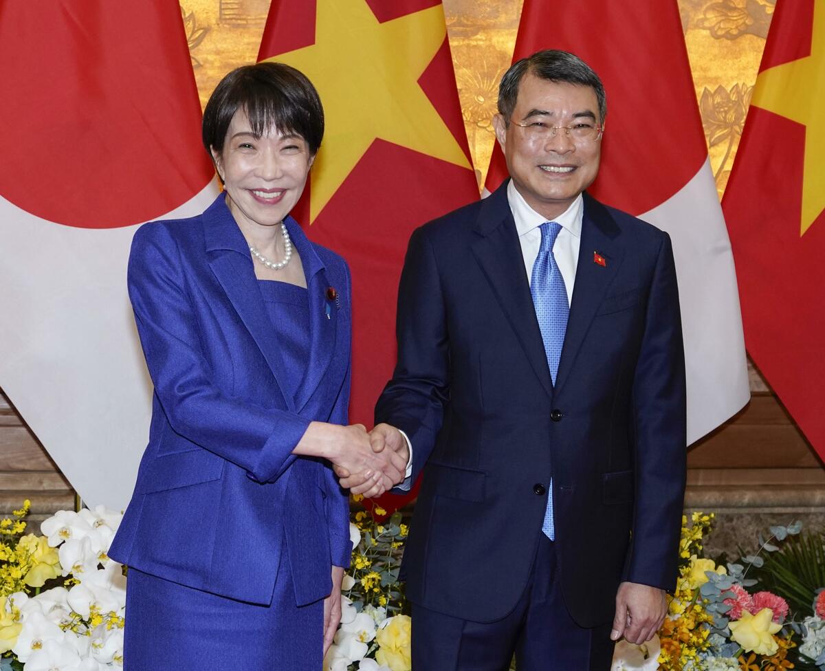 Giappone e Vietnam concordano di rafforzare la sicurezza economica durante la visita di Takaichi.