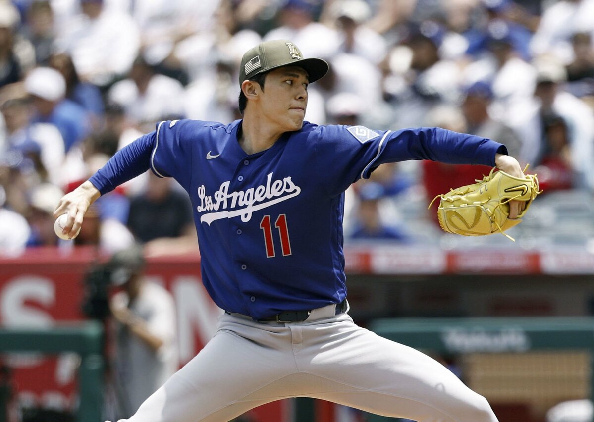 Sasaki remporte la 2e victoire, Ohtani réalise 2 points dans la déroute des Dodgers