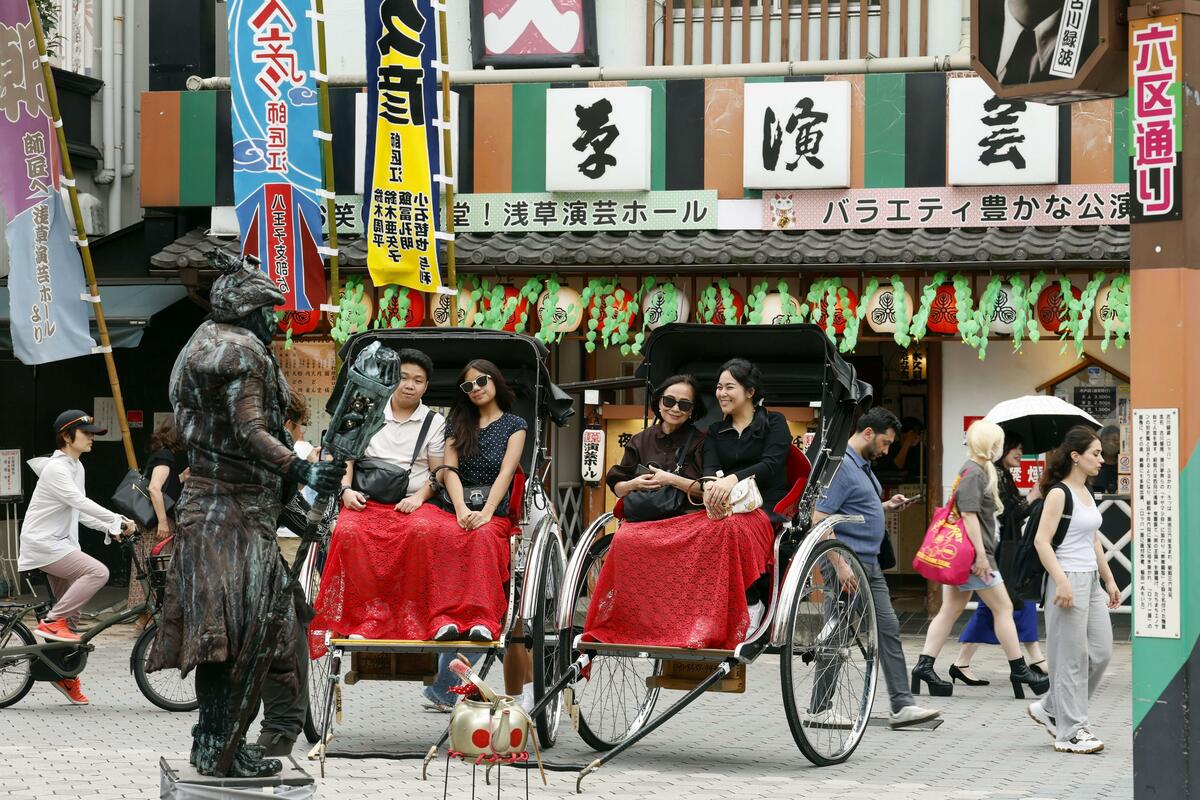 Les visiteurs étrangers au Japon ont atteint 3,44 millions. en juillet, nouveau record du mois