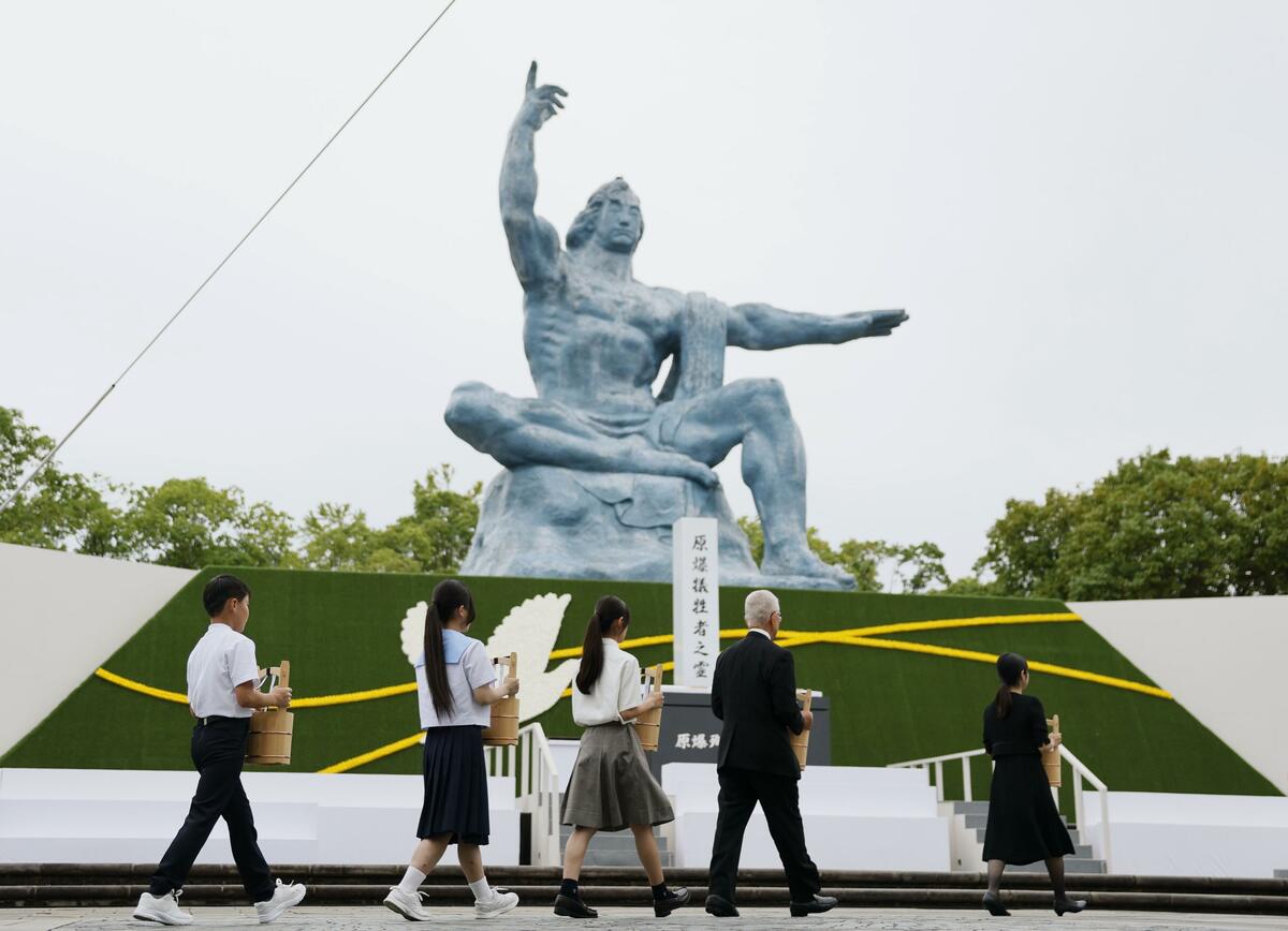Nagasaki met en garde contre un risque de guerre nucléaire à l'occasion du 81e anniversaire de la bombe atomique
