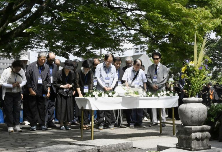 Service commémoratif organisé à Hiroshima pour les victimes coréennes de la bombe A de 1945