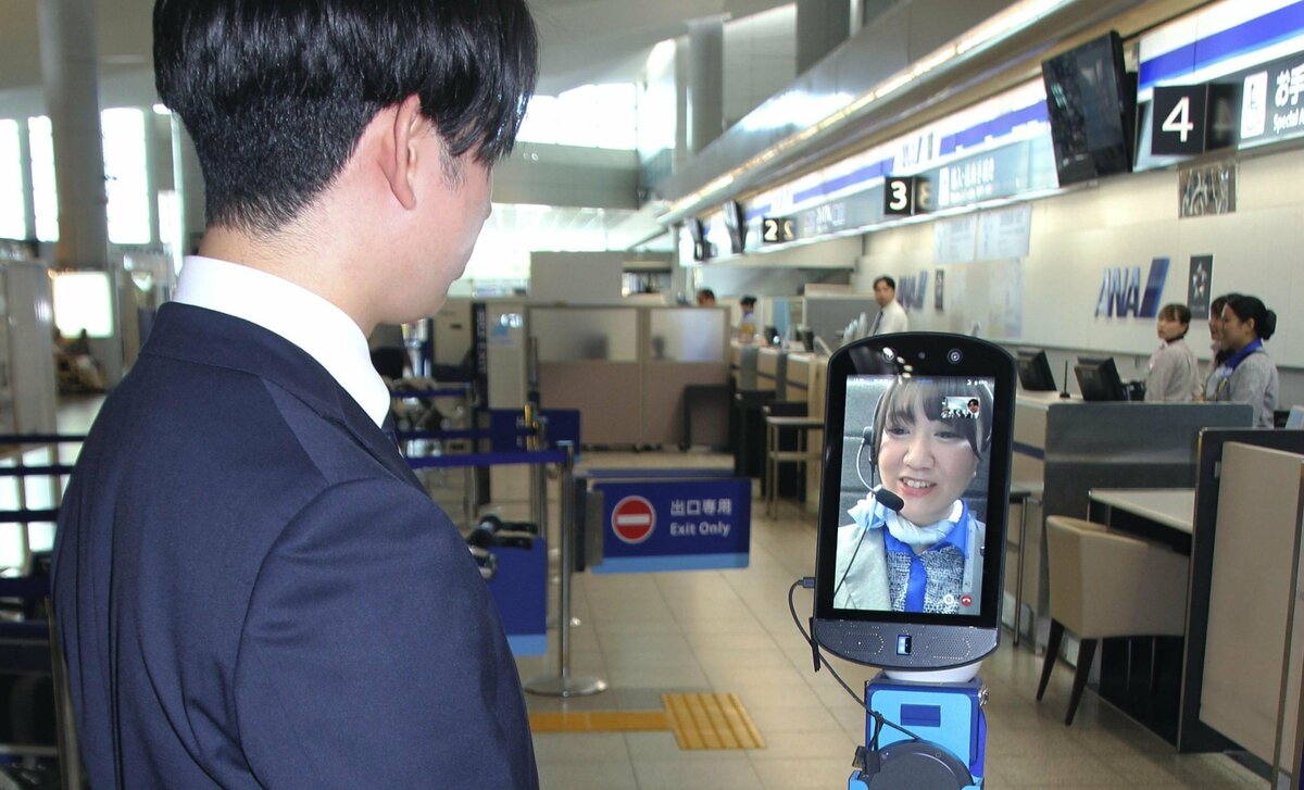 ANA lance une assistance à distance interaéroportuaire aux passagers via des robots de téléprésence