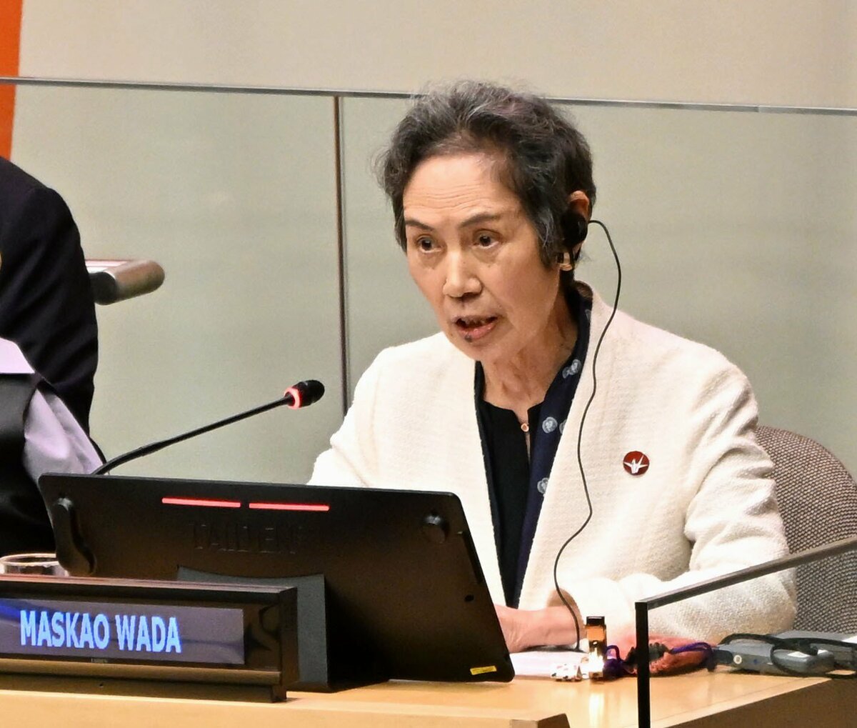Un groupe de survivants de la bombe atomique dénonce le « mal absolu » des armes nucléaires lors d'une conférence à l'ONU