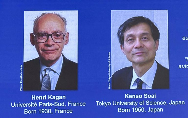 Le chercheur japonais Soai remporte le prix Nobel de chimie avec le français Kagan 4 Le chercheur japonais Soai remporte le prix Nobel de chimie avec le français Kagan